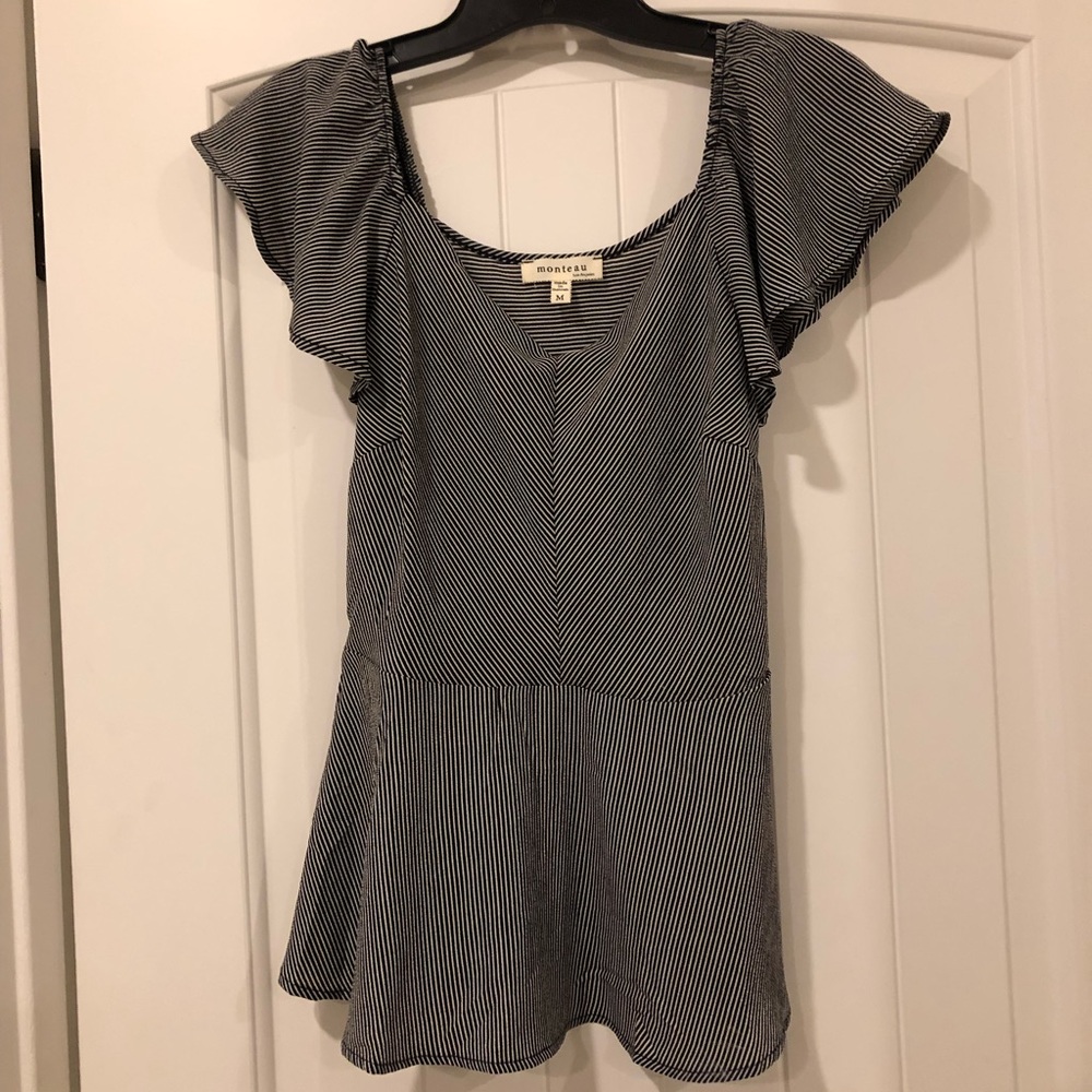 Monteau Peplum Top